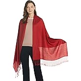 EURKEA Women's Scarf Pashmina Silky Soft Shawls Wraps Stole for Evening, Wedding and Gift