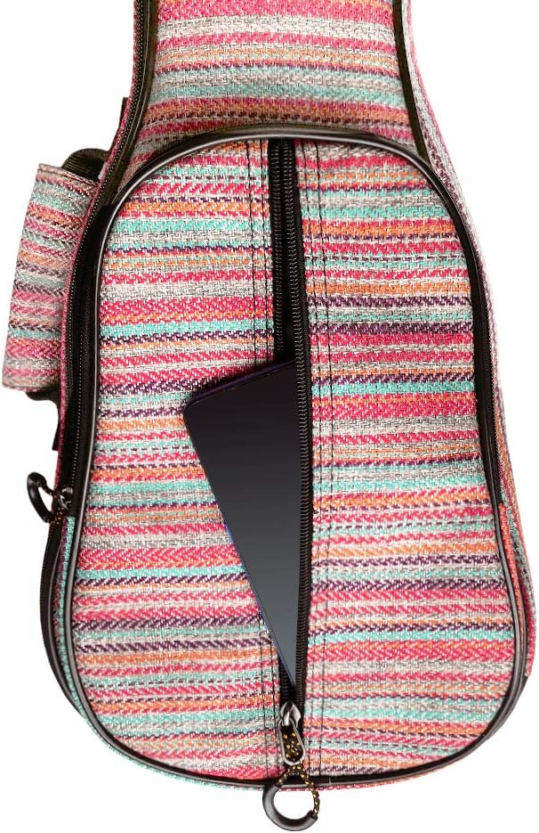 Glenmi Multicolor Bohemian Ukulele Case Bag For Soprano Concert Tenor Ukulele 21 23 26 0 5 Inch Thick Paddedtenor 26 Inch Instrument Accessories Musical Instruments Ekoios Vn