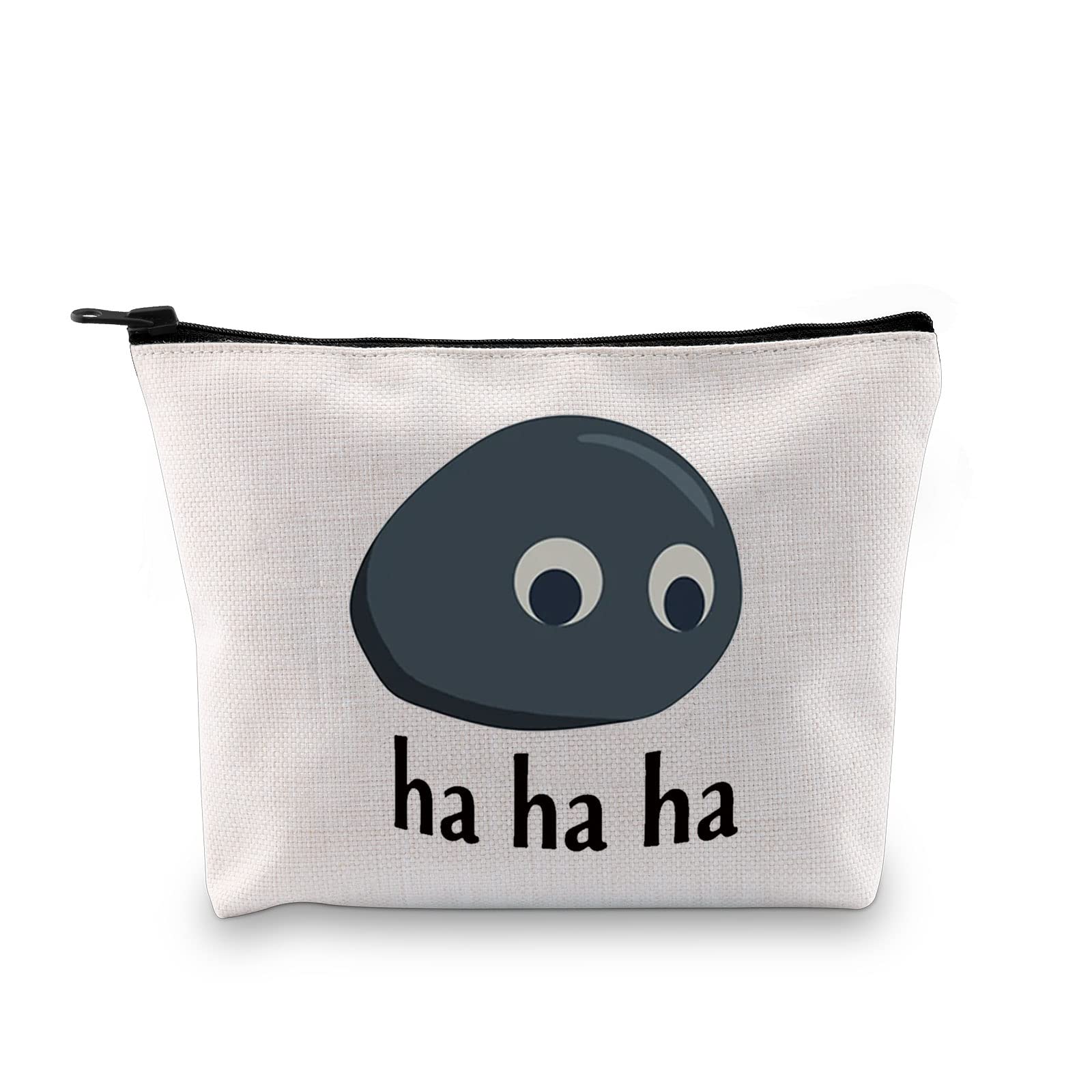 Sci-Fi Movie Merch Gift EEAAO Gift Just Be a Rock Gift Hilarious Gift Ha Ha Ha Zipper Pouch Googly Eyes Rock Gift Cosmetic Bag (Ha Ha Bag EU)