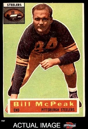 Amazon Com 1956 Topps 99 Bill Mcpeak Pittsburgh Steelers