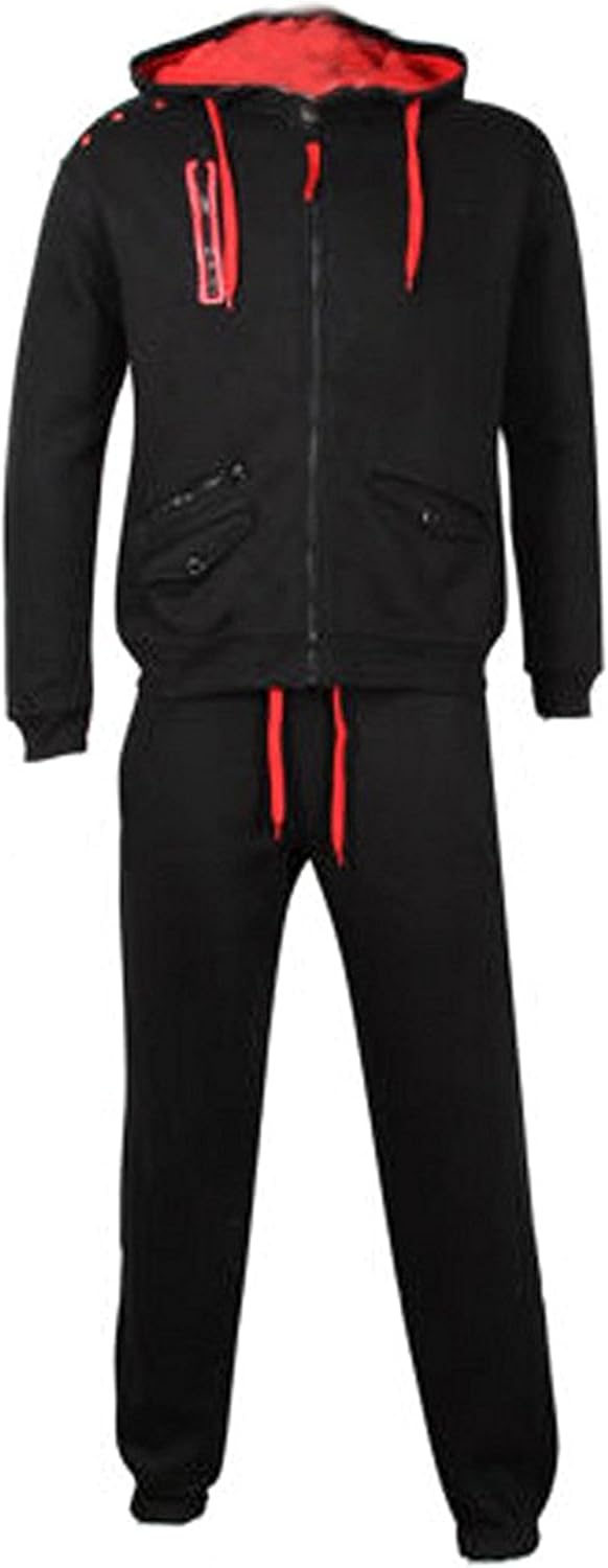 Herren Trainingsanzug Mit Fleece-Futter - 2-teiliges Jogging-Set Für Winter & Kalte Tage