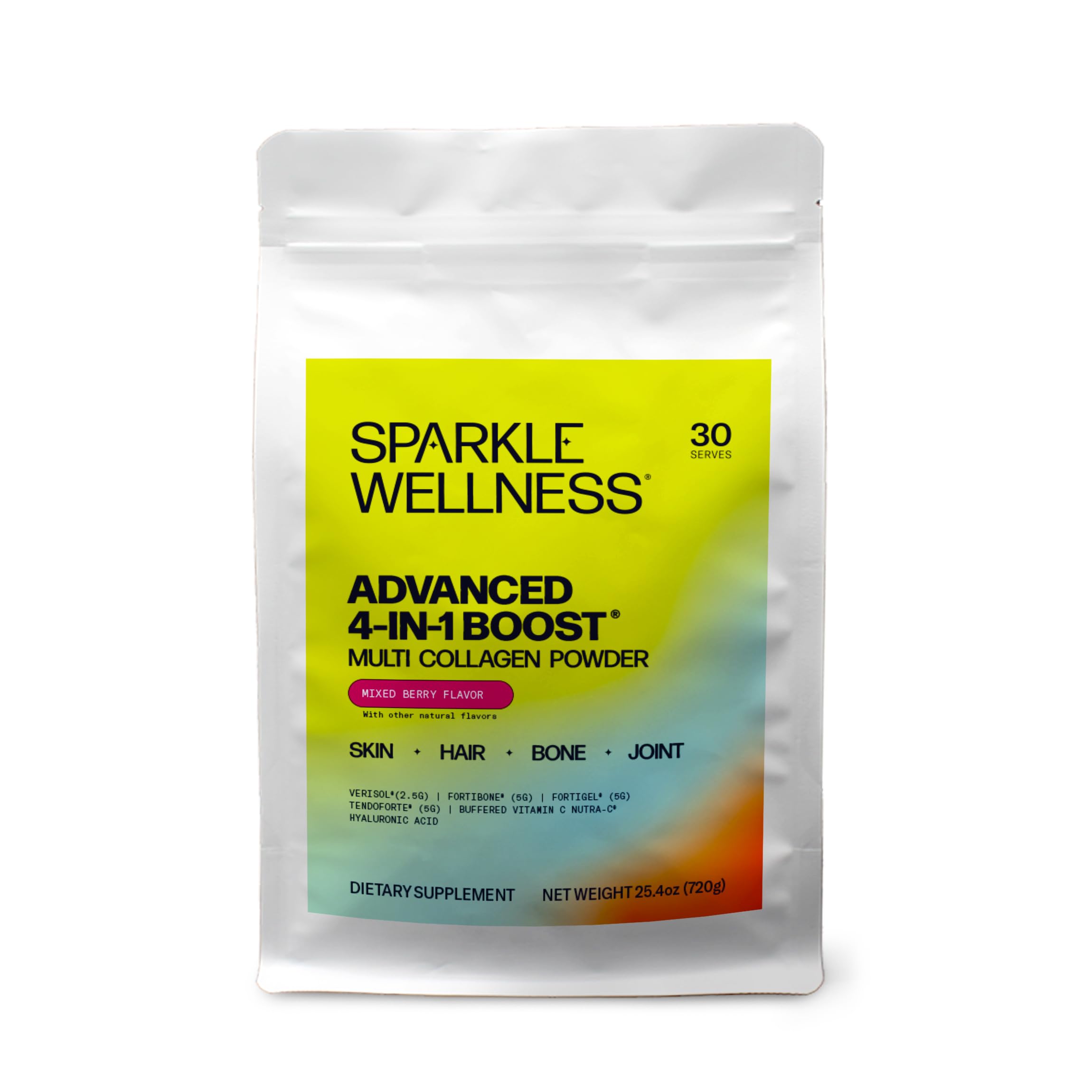 Advanced 4-in-1 Boost Multi Collagen Powder (Mixed Berry)