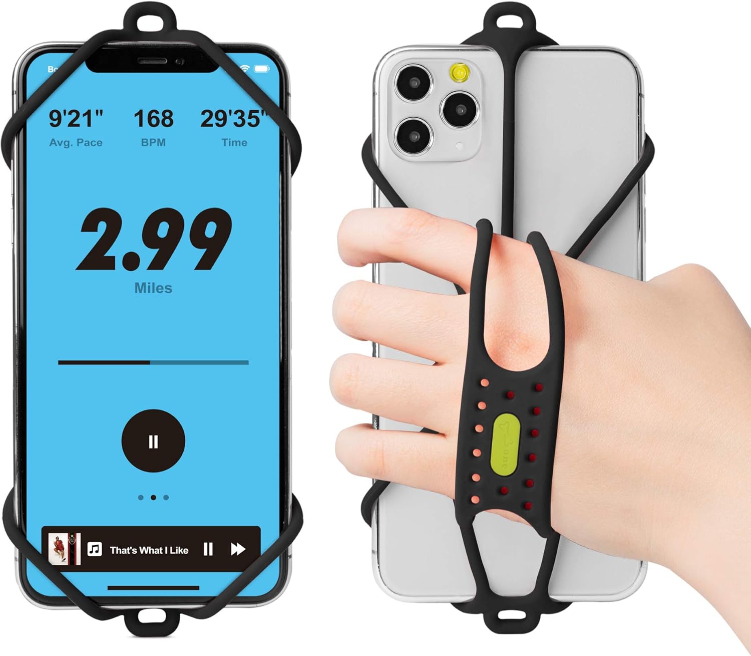 BoneRun Tie HandHeld, Phone Holder with Wrist Lanyard
