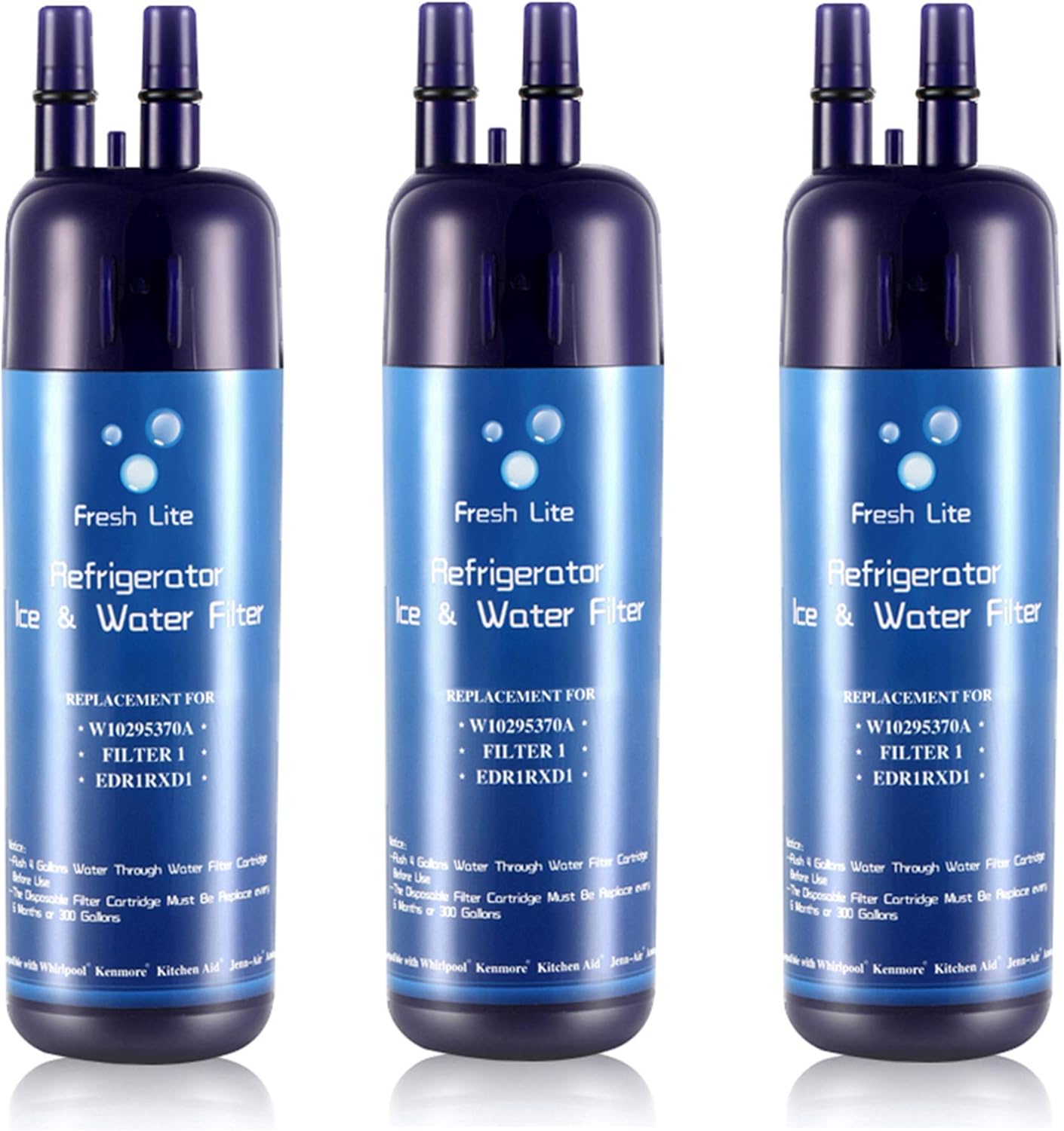P4RFWB 3Pack W10295370A EDR1RXD1 Water Filter Cap Replacement for