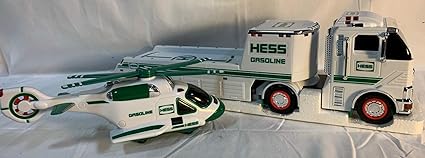 hess toy truck and helicopter 2006
