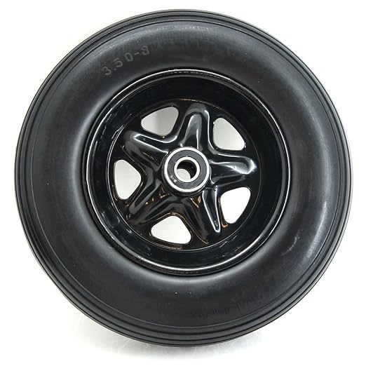 Rueda de carretilla (3.5 – 8 goma negra Llanta Neumáticos ...
