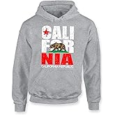 Camalen California Bear Flag Hoodie for Men Women, Pullover Sweatshirt, Soft Unisex Fit, for California Lovers, S-XXL