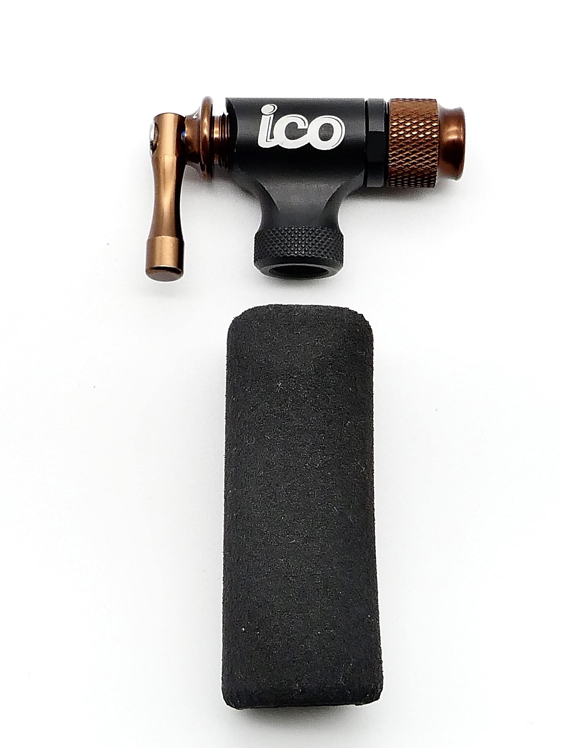 CO2 Bike Pump CO2 Inflator for Tyres, Presta and Schrader Valve Compatible - for road and mountain bikes