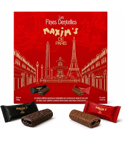 Amazon.com : Maxim's De Paris - French Cookie Assortment Tin Gift