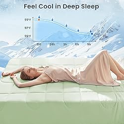 HYLEORY Cooling Comforter King Size - Summer
