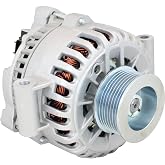 DB Electrical Alternator for Ford Auto and Light Truck E-350 Club Wagon | OEM replacement, replaces ARROWHEAD AFD0120 AFD0131 400-14075, for auto and light truck, Alternator, Voltage: 12, 400-14075