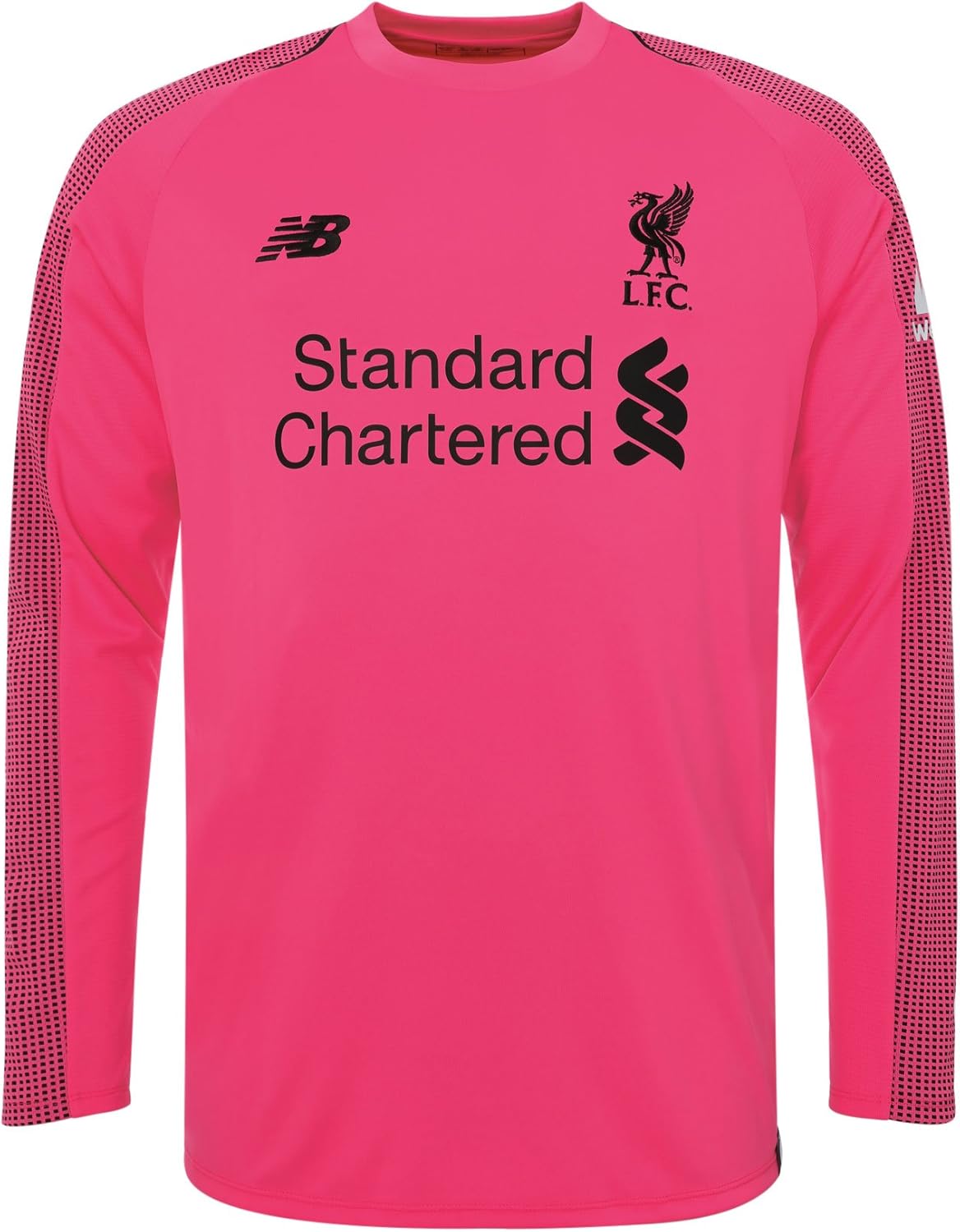 New Balace Liverpool FC Long Sleeve Pink Boys Football Goalkeeper Third Shirt 18/20: Amazon.co 