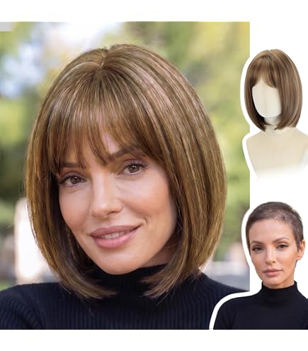 10 Inch Short Straight Synthetic Lace Front Bob Wig, Mono Top, Heat Resistant, Short Straight Lace Front Wig Synthetic Black Bob Wig  main image 2