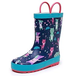 LANCDON Toddler Rain Boots for Boys and Girls