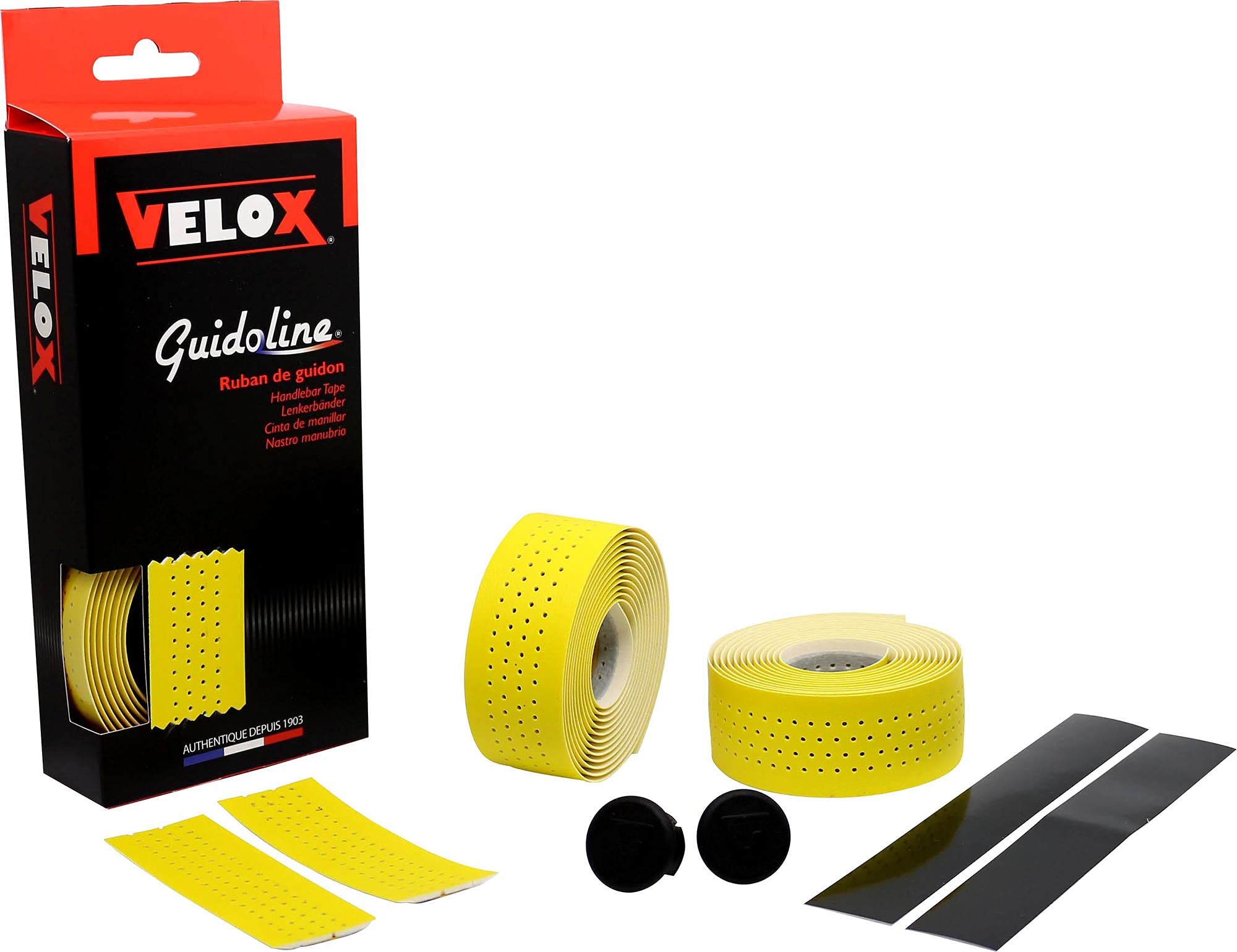 Velox Soft Grip Handlebar Tape, One Size, Yellow