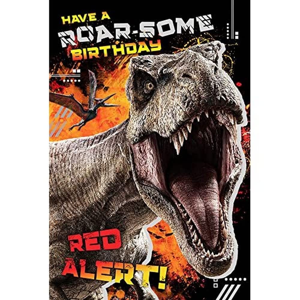 JURASSIC WORLD JW018 Pop-Up Birthday Card