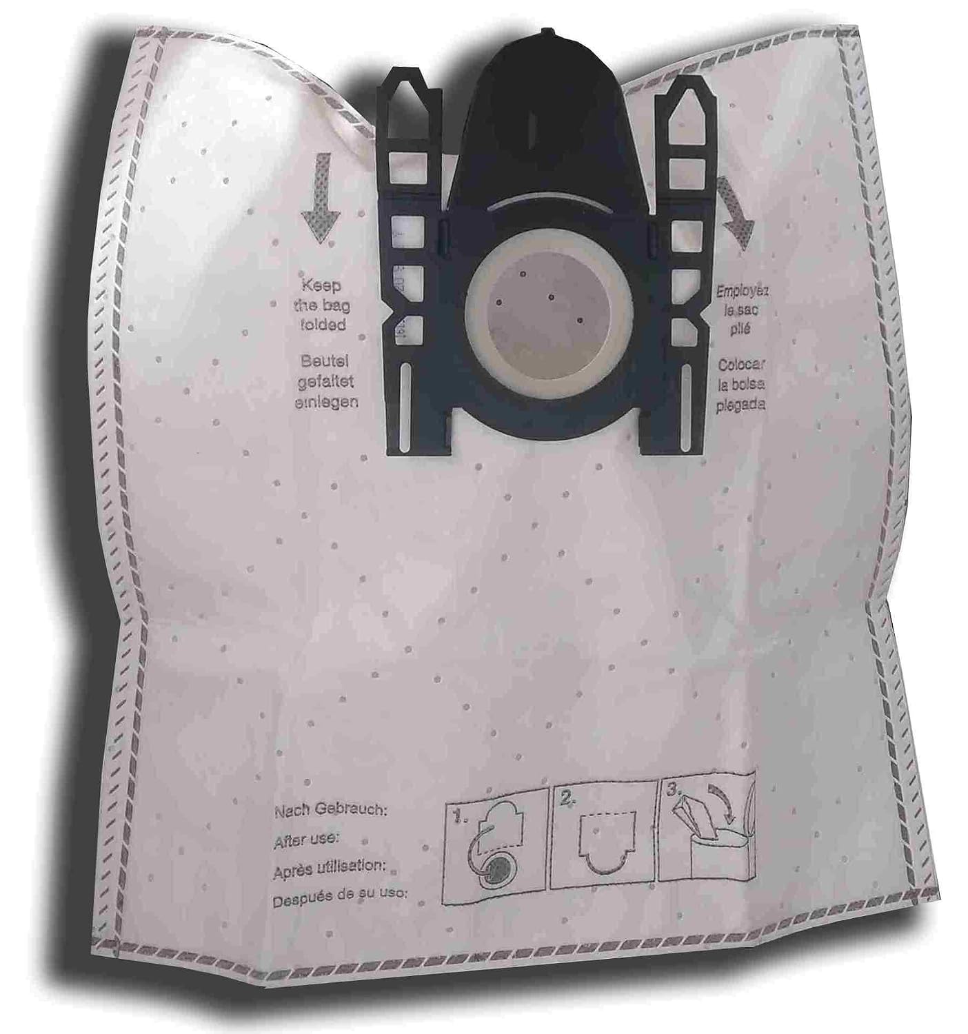 Bolsas Para Aspiradora Bosch GL 30 - Pack De 10 Bolsas + 2 Filtros, Alta Filtración Para Alérgicos