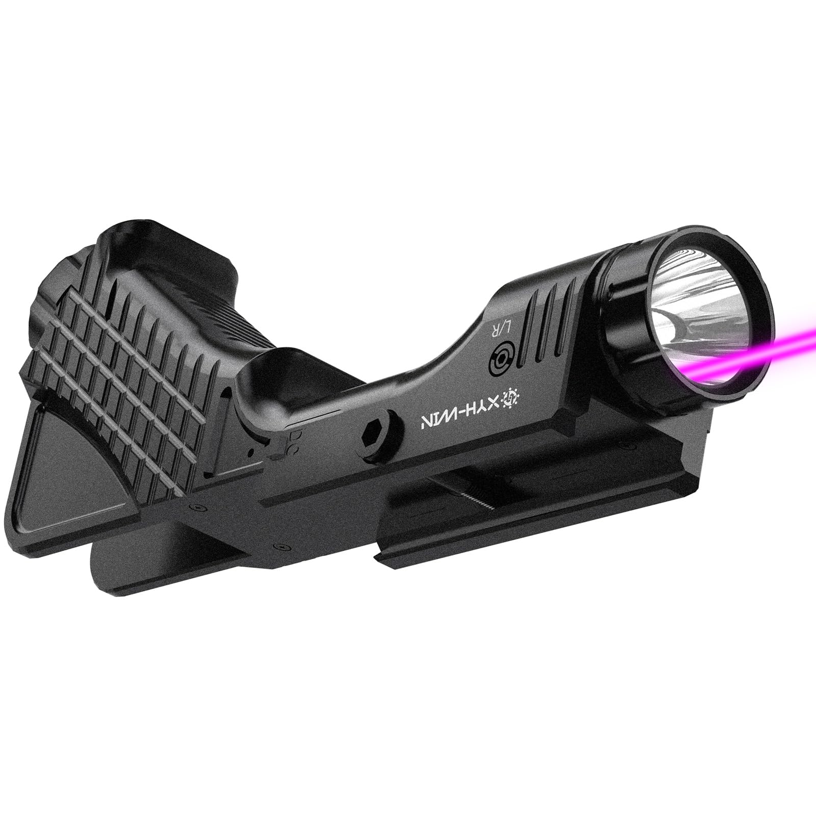 Photo 1 of 1000 Lumens Tactical Laser Light Combo for Rifle (2025 New) Compatible with M-Lok and Picatinny Rail, Aluminum Rifle Flashlight Purple Laser Combo with Strobe Function, 2000Mah UBS-TypeC Rechargeable