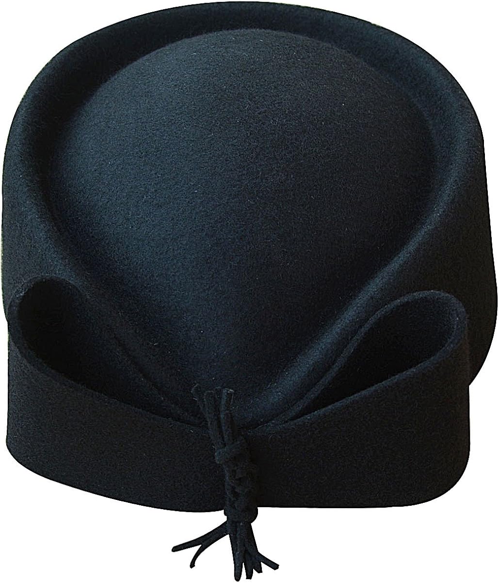 Lawliet Ladies Teardrop Fascinator Wool Pillbox Hat Formal Racing