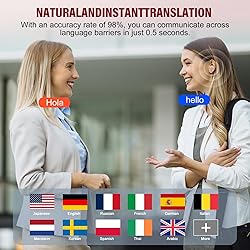 AI Language Translator Earbuds Real Time, 164