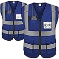 TICONN Reflective Safety Vest High Visibility Class II Mesh Vest for Women & Men Meets ANSI Standards