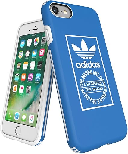 Amazon Co Jp アディダス公式ライセンスショップ アディダスオリジナルス Iphone7ケース Tpuハードケース ブルー ホワイト Adidas Originals Tpu Hard Ip7 Blue White 家電 カメラ