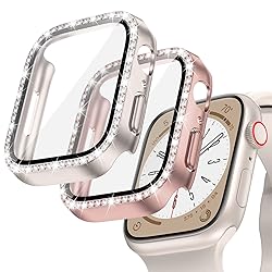 Goton 2-Pack Bling Case for Apple Watch Series 9 8