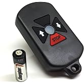 Replacement 3-Button Overhead Door Transmitter KF340-DRC-WP for GAMA Electronics Overhead Door Controls