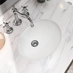 MEJE 19.5"x16" Oval Shape Bathroom Sink