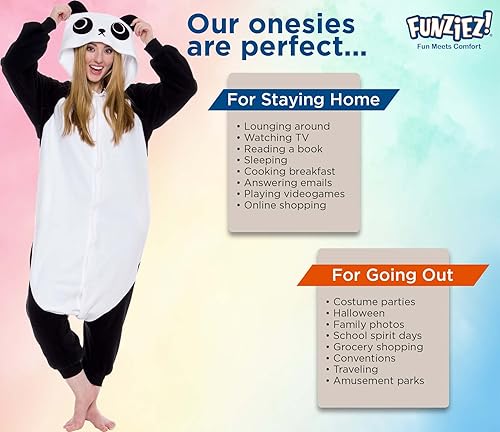 7/o - Finance Funziez! Adult Onesie Halloween Costue - Anial and
