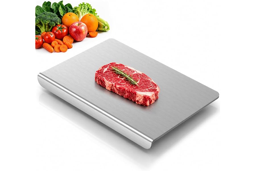 Titanium Cutting Boards for Kitchen, Double-sided non-toxic Pure Titanium Cutting Board, Dishwasher Safe Chopping & Kneading Board for Meat, Fruits, Vegetables & Baking,16 * 12