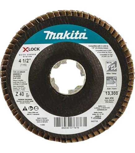 Amazon.com: Makita T-03903 X-Lock 4‑1/2