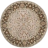 SAFAVIEH Area Rug 8x10 - Total Performance Collection - Large - Ivory & Taupe, Hand-Hooked, Oriental Design, Ideal for Living