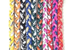 SEITG 18" 3 Rope Tornado Sports Titanium Necklaces Package of 10