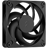 Fractal Design Dynamic 3 12 Black 120mm PWM Fan | Swept Blade Design, Daisy-Chainable Cable, Rifle Bearing