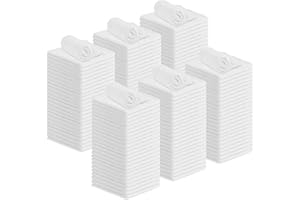 Avalon Towels Cotton Shop Rags – (Pack of 150) Size 12x14 Inches Cleaning Rags – Absorbent Shop Towels and Multipurpose Cleaning Towels for Automobiles, Industries, Garage and Homes (White)