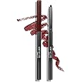 wet n wild Perfect Pout Matte Retractable Gel Lip Liner Pencil, Rich Creamy Long Lasting Color, Well-Defined and Flawless Application, Vegan & Cruelty-Free - Red Gone Burgundy