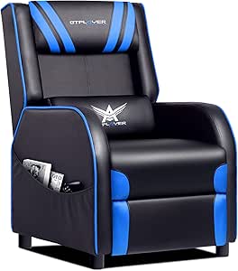 GTPLAYER Sillón Gaming Relax Reclinable Individual Sofá Cuero Gamer de