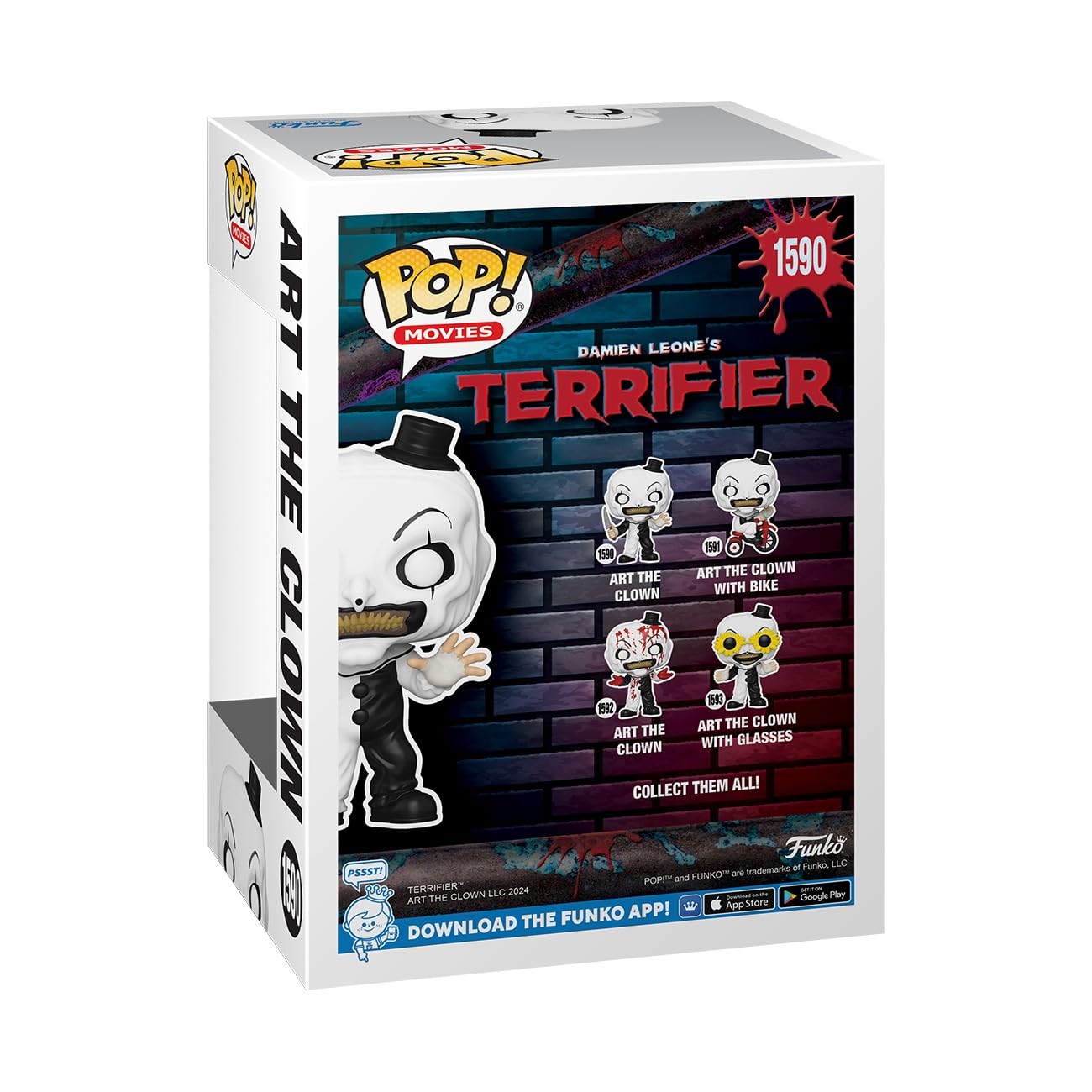 Funko POP! Movies: Terrifier - Art The Clown - Collectable Vinyl Figure - Gift Idea - Official Merchandise - for Kids & Adults - Horror Fans - Model Figure for Collectors and Display