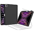 SwitchEasy CoverBuddy [Textured] Case for iPad Pro 11" Compatible with Magic Keyboard & Smart Keyboard Folio (Keyboard Not Included) for 11" iPad Pro 1st-4th Gen / 10.9" iPad Air 4 & 5, Leather Black