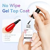Makartt Gel Top Coat No Wipe 2x10ml Clear Shine Soak Off Cure Needed view 2