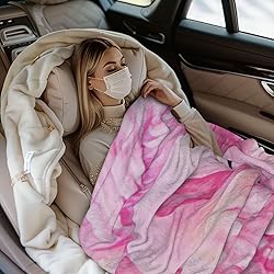Duduho Pink Flamingo Bed Blanket Ultra Soft Throw