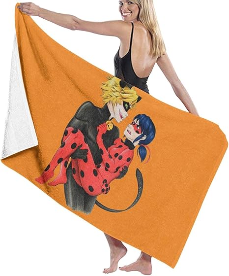 Amazon Co Jp ミラキュラス 1 おしゃれ 大判 肌触り良い バスタオル プール 海水浴 柔らか 速乾 ビーチタオル 人気 抗菌防臭 肌触り抜群 バスタオル ソフトタオル 家庭用 タオル ホーム キッチン