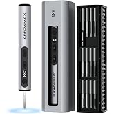 AM ARROWMAX Mini Electric Screwdriver &amp; Electric Drill, 2 in 1 Tool Set, Drilling Adapter, 600RPM, Precision Screwdriver, 70 Bit, 5 Torque Settings, Power Screwdriver for Phones Watch Laptops