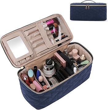 Cosmetic Bag, Bagsmart Portable Makeup 