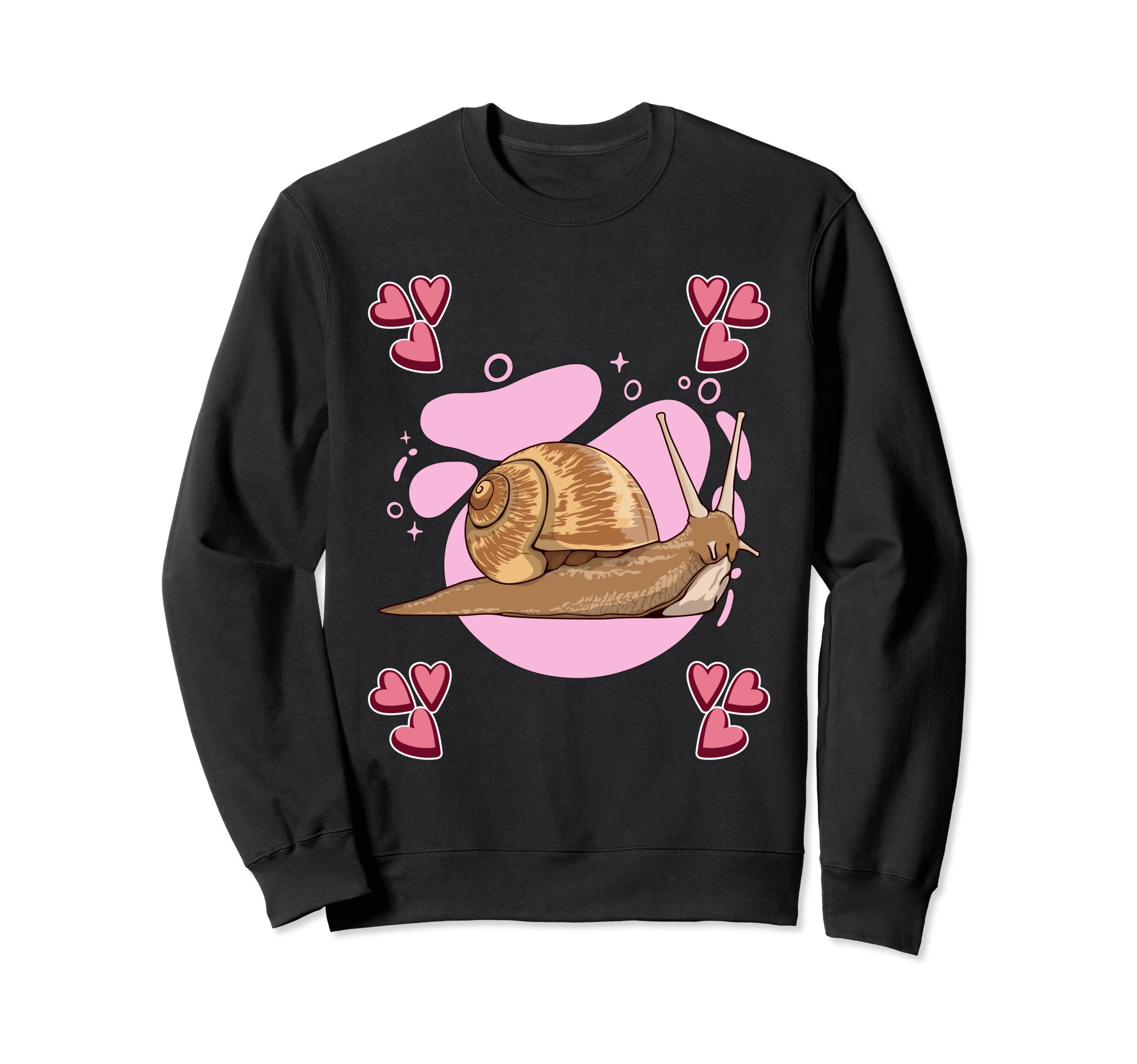 Snail Heart Design Slug Stuff Snails Sweatshirt