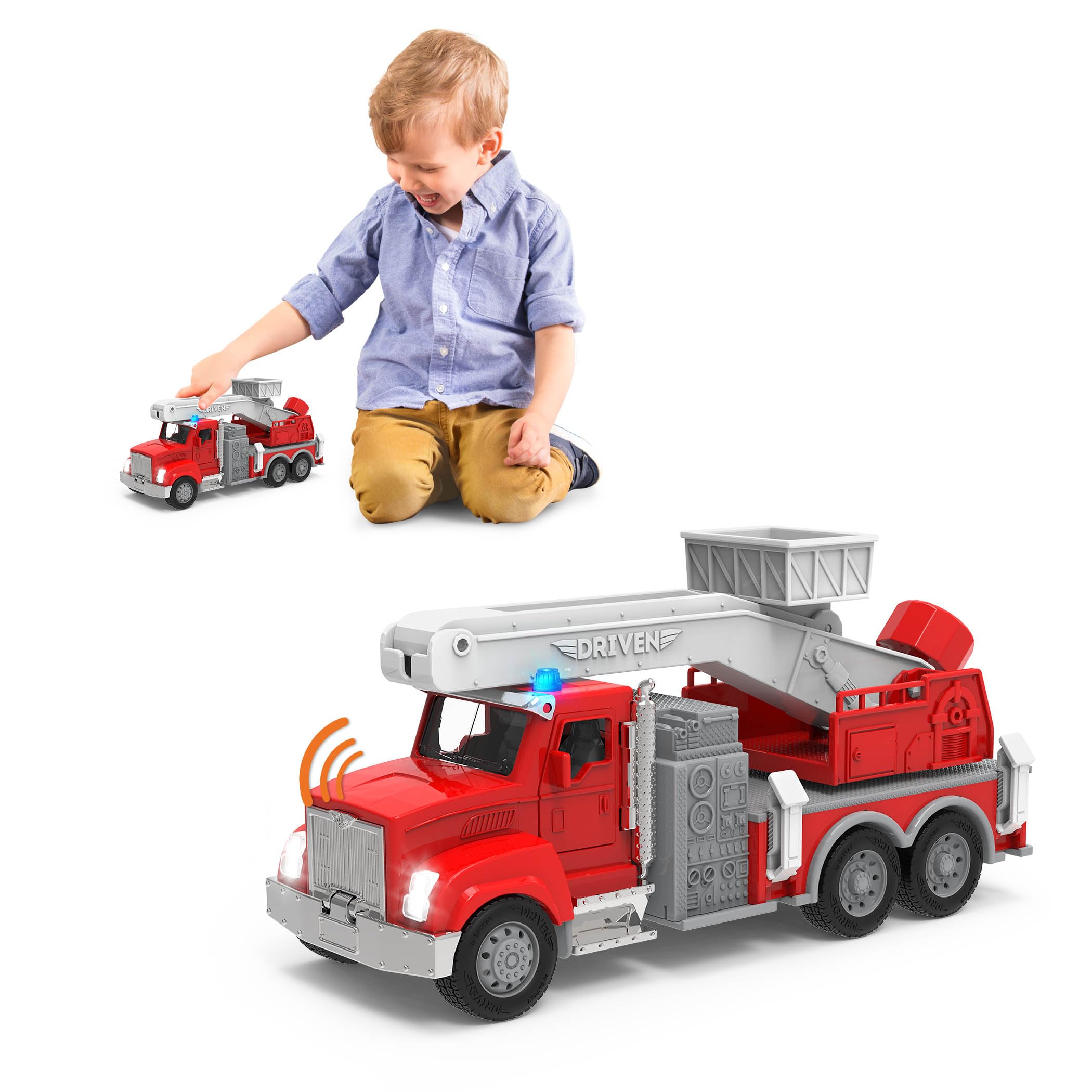 Mua Driven Fire Truck Emergency Vehicle Toy Ladder Truck Hood Micro