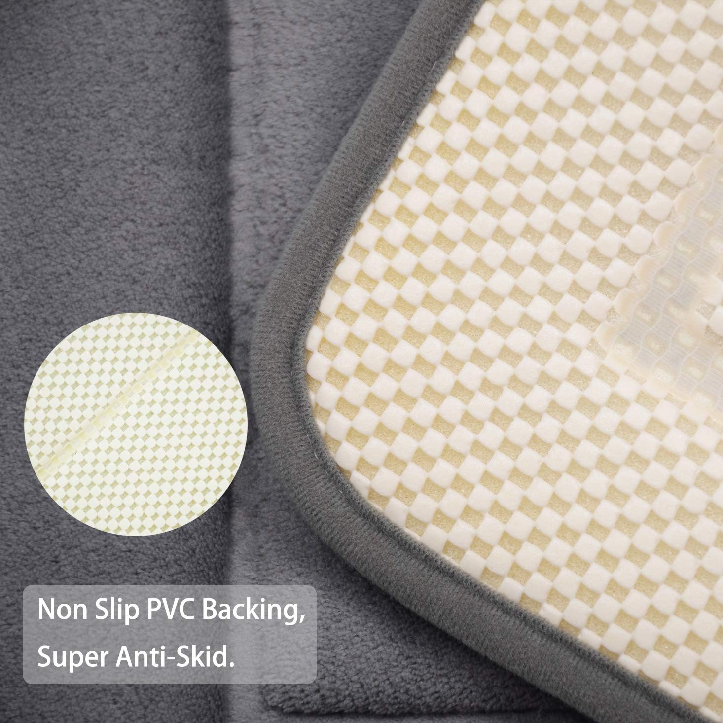 Non Slip Rubber Bath Rugs Comfortable Coral Velvet Bathroom Mat 20 X 32 Alternate Stripe Black Elegant Bath Mat Soft Bathroom Rugs Absorbent Bathroom Mat Rugs Home Kitchen Kids Bath Rugs