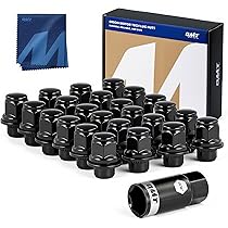 4x ALLOY WHEEL LOCKING NUTS FOR TOYOTA RAV4 (2000+) CHROME
