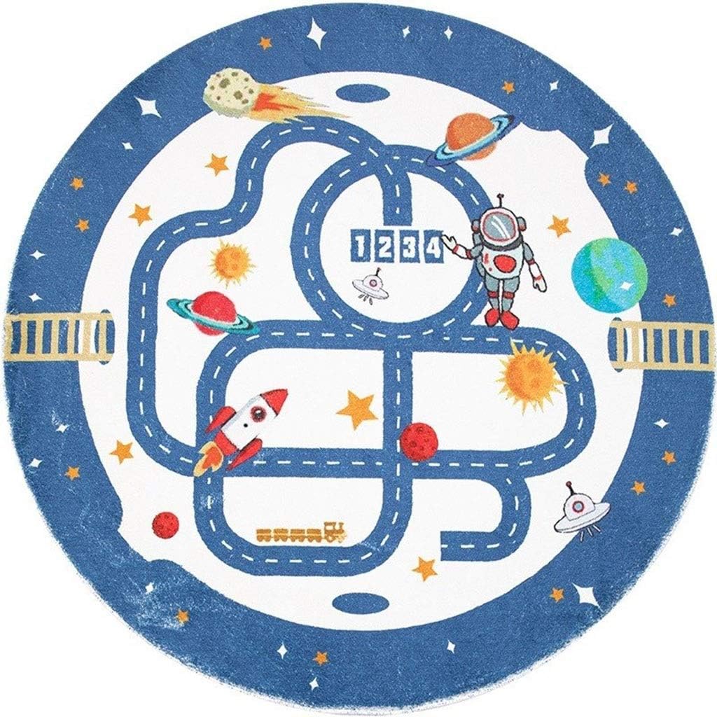 Alfombra, alfombra redonda de rompecabezas de dibujos animados